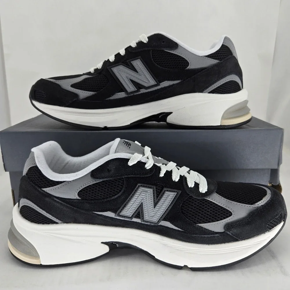 New Balance 2010 Black Grey Suede Mesh Sneakers U2010892 Mens 11.5 Womens 13